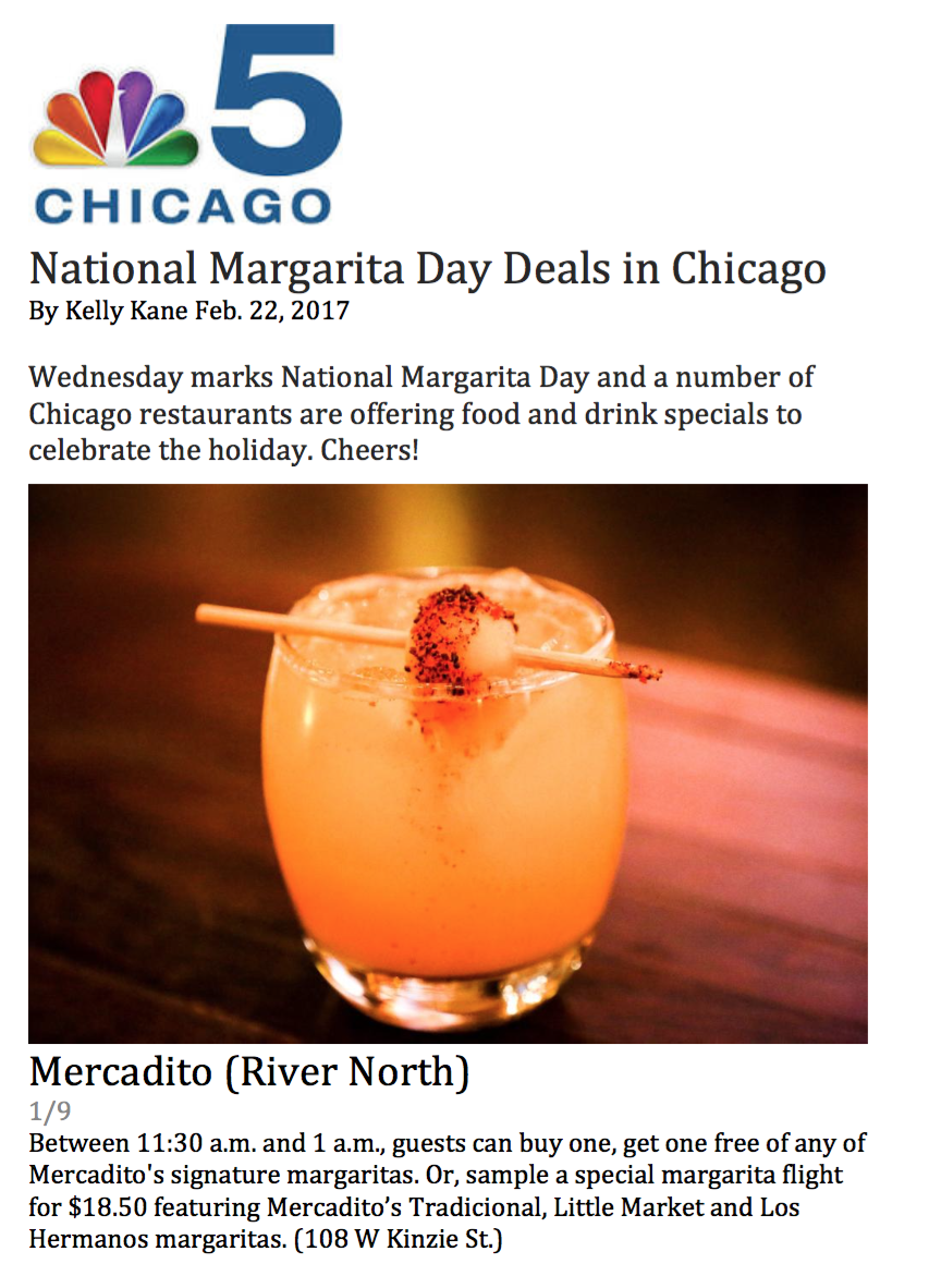 National Margarita Day Chicago Public Relations Firm Molise PR